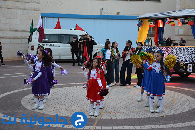 موكب كأس العالم المتجول في جلجولية برعاية جمعية غيث
